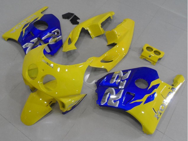 ABS 1991-1998 Yellow Blue Honda CBR250RR MC22 Motorbike Fairing Kits Canada ABS 1991-1998 Yellow Blue Honda CBR250RR MC22 Motorbike Fairing Kits Canada