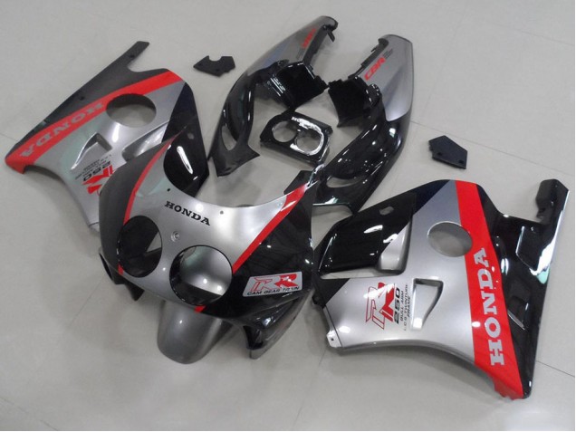 ABS 1991-1998 Silver Black Red Honda CBR250RR MC22 Motorcycle Fairing Kits Canada ABS 1991-1998 Silver Black Red Honda CBR250RR MC22 Motorcycle Fairing Kits Canada