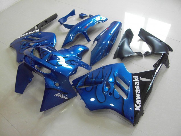 1994-1997 Blue Black Flame Kawasaki ZX9R Motor Bike Fairings Canada