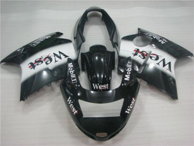 1996-2007 Black White West Honda CBR1100XX Motorcycle Fairing Kit Canada