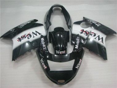 ABS 1996-2007 Black White West Honda CBR1100XX Motorcycle Fairing Kit Canada