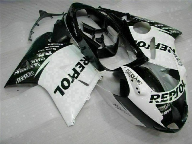 1996-2007 White Black Repsol Honda CBR1100XX Replacement Motorcycle Fairings Canada