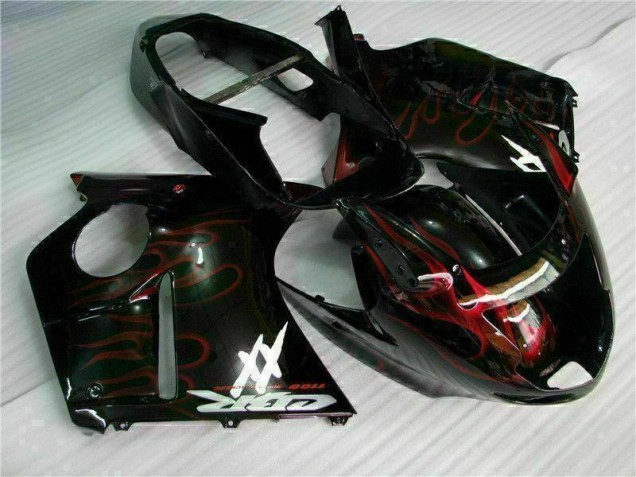 1996-2007 Red Flame Honda CBR1100XX Motorcycle Bodywork Canada