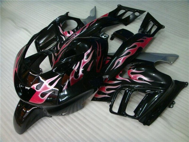 ABS 1995-1998 Black Red Flame Honda CBR600 F3 Bike Fairing Kit Canada ABS 1995-1998 Black Red Flame Honda CBR600 F3 Bike Fairing Kit Canada