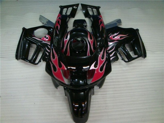 ABS 1995-1998 Black Red Flame Honda CBR600 F3 Bike Fairing Kit Canada ABS 1995-1998 Black Red Flame Honda CBR600 F3 Bike Fairing Kit Canada