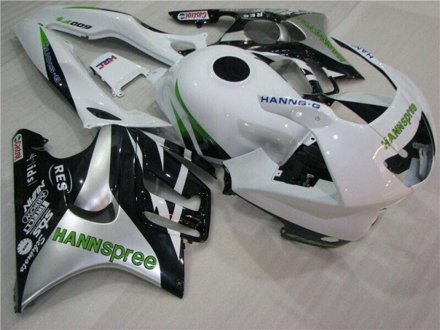 ABS 1995-1998 White Green Hannspree Honda CBR600 F3 Motorcycle Fairings Kit Canada ABS 1995-1998 White Green Hannspree Honda CBR600 F3 Motorcycle Fairings Kit Canada