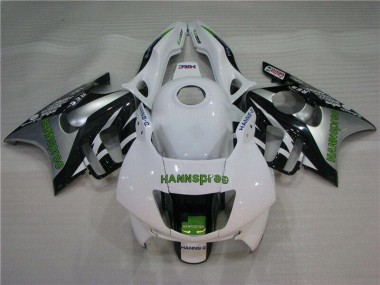 1995-1998 White Green Hannspree Honda CBR600 F3 Motorcycle Fairings Kit Canada