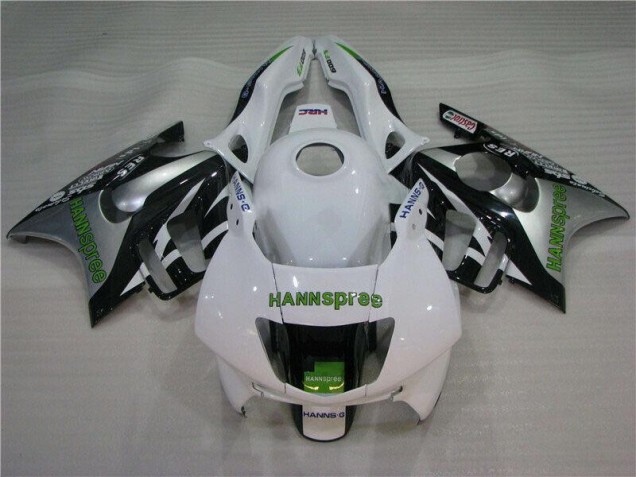 ABS 1995-1998 White Green Hannspree Honda CBR600 F3 Motorcycle Fairings Kit Canada ABS 1995-1998 White Green Hannspree Honda CBR600 F3 Motorcycle Fairings Kit Canada