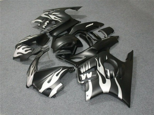 ABS 1995-1998 Black White Flame Honda CBR600 F3 Motorbike Fairing Canada ABS 1995-1998 Black White Flame Honda CBR600 F3 Motorbike Fairing Canada