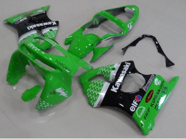ABS 1998-1999 Green Black Kawasaki Ninja ZX6R Motorcycle Fairings MF3631 Canada