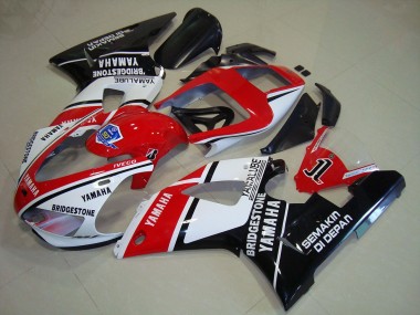 1998-1999 Black Red Stickers Yamaha YZF R1 Motorcycle Fairings Canada