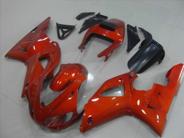 1998-1999 Dark Orange Yamaha YZF R1 Motorcycle Fairing Canada