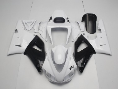 1998-1999 Pearl White Black Yamaha YZF R1 Bike Fairings Canada