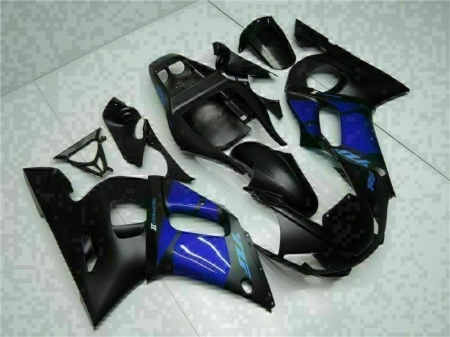 ABS 1998-2002 Blue Black Yamaha YZF R6 Bike Fairing Kit Canada ABS 1998-2002 Blue Black Yamaha YZF R6 Bike Fairing Kit Canada
