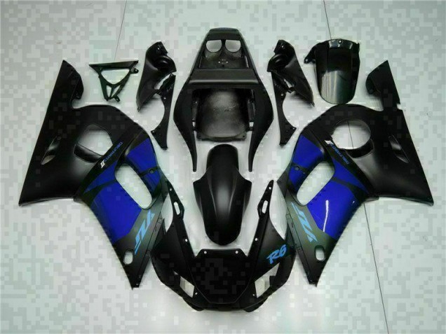 ABS 1998-2002 Blue Black Yamaha YZF R6 Bike Fairing Kit Canada ABS 1998-2002 Blue Black Yamaha YZF R6 Bike Fairing Kit Canada
