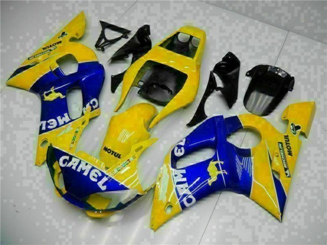 ABS 1998-2002 Yellow Blue Yamaha YZF R6 Moto Fairings Canada ABS 1998-2002 Yellow Blue Yamaha YZF R6 Moto Fairings Canada