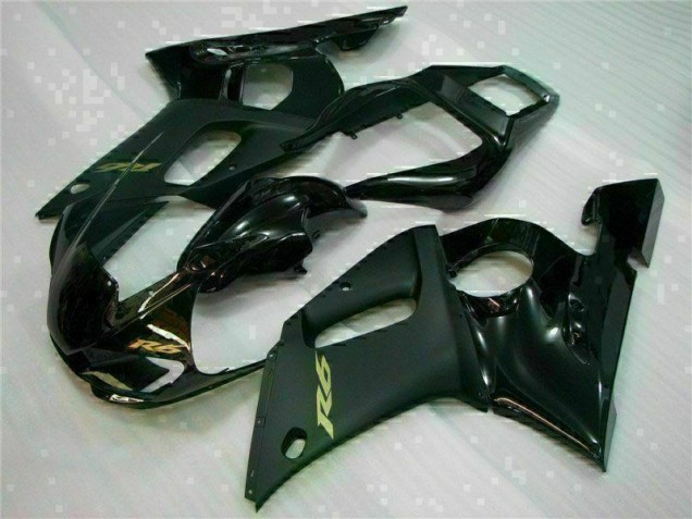 ABS 1998-2002 Black Yamaha YZF R6 Motorcycle Replacement Fairings Canada ABS 1998-2002 Black Yamaha YZF R6 Motorcycle Replacement Fairings Canada