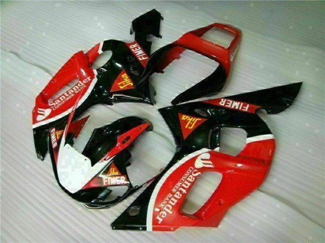 ABS 1998-2002 Red Black Yamaha YZF R6 Motorcyle Fairings Canada ABS 1998-2002 Red Black Yamaha YZF R6 Motorcyle Fairings Canada
