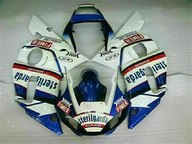 ABS 1998-2002 Blue White Yamaha YZF R6 Motorcycle Fairings Kit Canada ABS 1998-2002 Blue White Yamaha YZF R6 Motorcycle Fairings Kit Canada