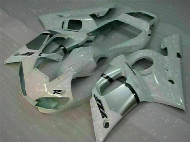 ABS 1998-2002 White Yamaha YZF R6 Motorbike Fairing Canada ABS 1998-2002 White Yamaha YZF R6 Motorbike Fairing Canada