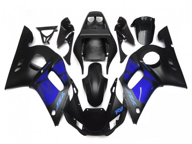 ABS 1998-2002 Blue Black Yamaha YZF R6 Replacement Motorcycle Fairings Canada ABS 1998-2002 Blue Black Yamaha YZF R6 Replacement Motorcycle Fairings Canada