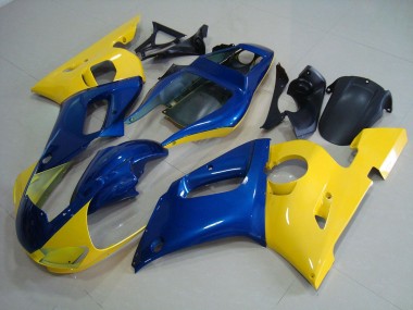 1998-2002 Yellow Blue Yamaha YZF R6 Motorcycle Fairing Kit & Bodywork Canada