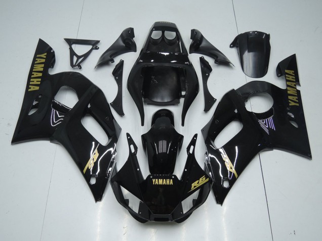 ABS 1998-2002 Glossy Black Gold Sticker Yamaha YZF R6 Bike Fairings Canada ABS 1998-2002 Glossy Black Gold Sticker Yamaha YZF R6 Bike Fairings Canada
