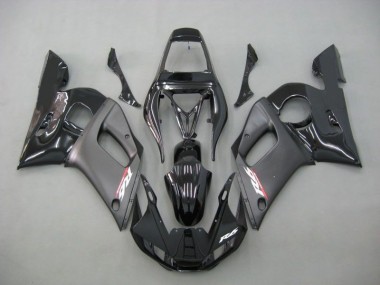 ABS 1998-2002 Contrast Black Yamaha YZF R6 Moto Fairings Canada