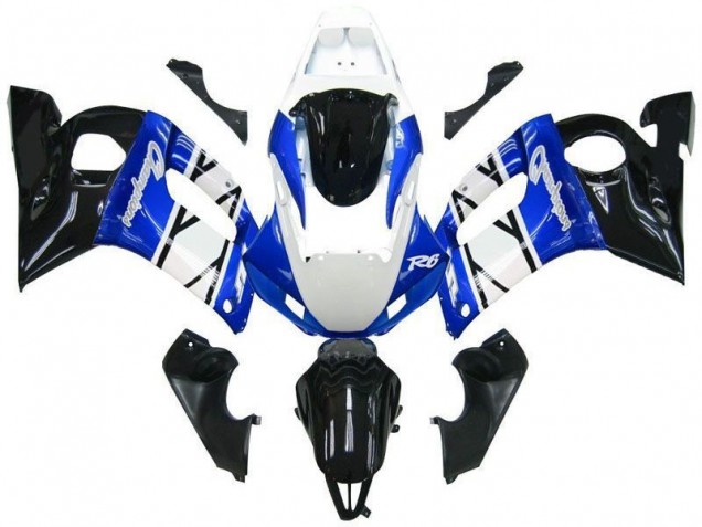 ABS 1998-2002 Blue Black Champions Yamaha YZF R6 Motor Fairings Canada
