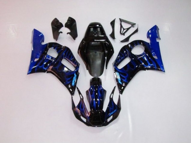 ABS 1998-2002 Blue Flame Yamaha YZF R6 Motorcycle Fairings Canada ABS 1998-2002 Blue Flame Yamaha YZF R6 Motorcycle Fairings Canada