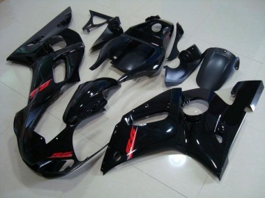 ABS 1998-2002 Glossy Black Red Decals Yamaha YZF R6 Motorcycle Fairings Kits Canada