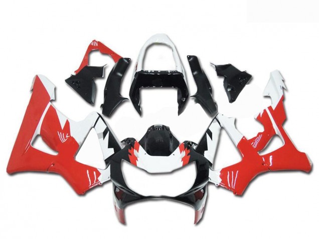 ABS 2000-2001 Black White Red Honda CBR900RR 929RR Bike Fairings Canada ABS 2000-2001 Black White Red Honda CBR900RR 929RR Bike Fairings Canada