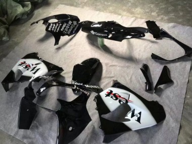 2000-2001 Glossy Black White Kawasaki ZX9R Motorbike Fairing Kits Canada