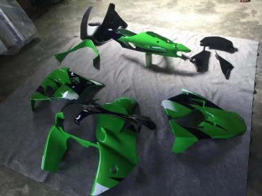 ABS 2000-2001 Green Matte Black Ink Blue Kawasaki ZX9R Motorcycle Replacement Fairings Canada