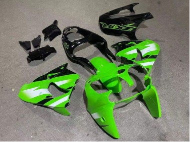 ABS 2000-2001 Green Glossy Black Kawasaki ZX9R Motorcylce Fairings Canada