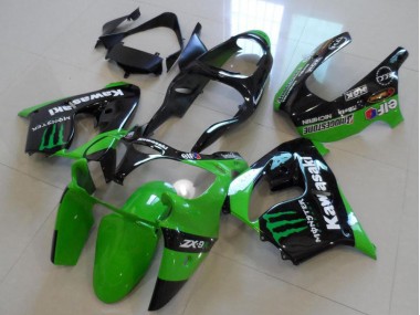 ABS 2000-2001 Green Monster Kawasaki ZX9R Motorcycle Fairings Canada