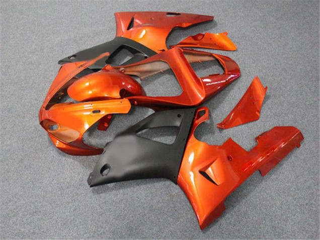ABS 2000-2001 Orange Black Yamaha YZF R1 Motorcycle Fairings Kit Canada ABS 2000-2001 Orange Black Yamaha YZF R1 Motorcycle Fairings Kit Canada