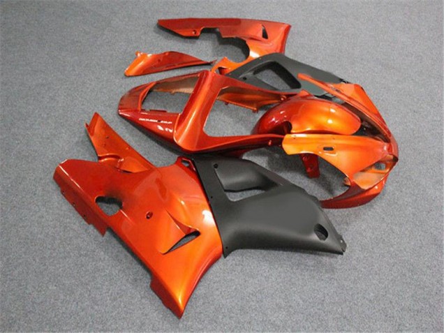 ABS 2000-2001 Orange Black Yamaha YZF R1 Motorcycle Fairings Kit Canada ABS 2000-2001 Orange Black Yamaha YZF R1 Motorcycle Fairings Kit Canada