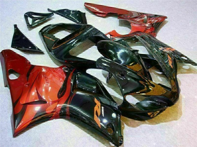 ABS 2000-2001 Red Yamaha YZF R1 Motorcyle Fairings Canada ABS 2000-2001 Red Yamaha YZF R1 Motorcyle Fairings Canada