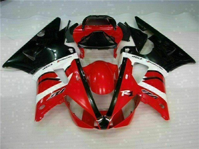 ABS 2000-2001 Red Yamaha YZF R1 Motorcycle Fairings Kit Canada