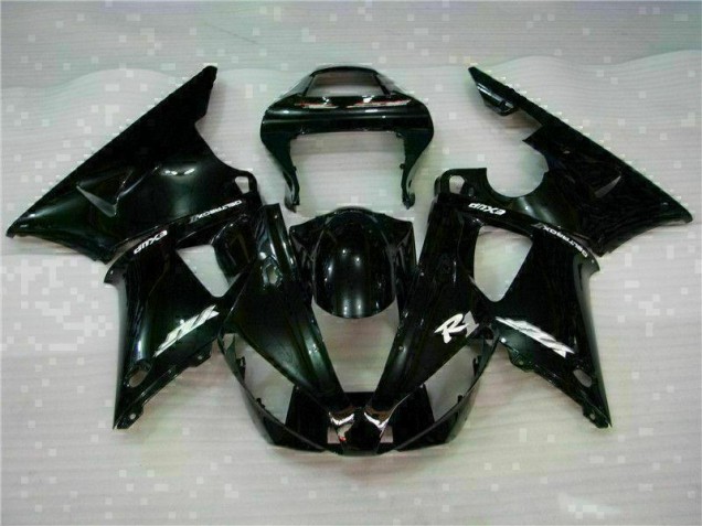 2000-2001 Black Yamaha YZF R1 Motorcycle Fairing Kit Canada