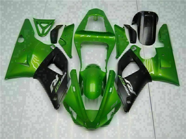 ABS 2000-2001 Green Yamaha YZF R1 Motorcyle Fairings Canada ABS 2000-2001 Green Yamaha YZF R1 Motorcyle Fairings Canada