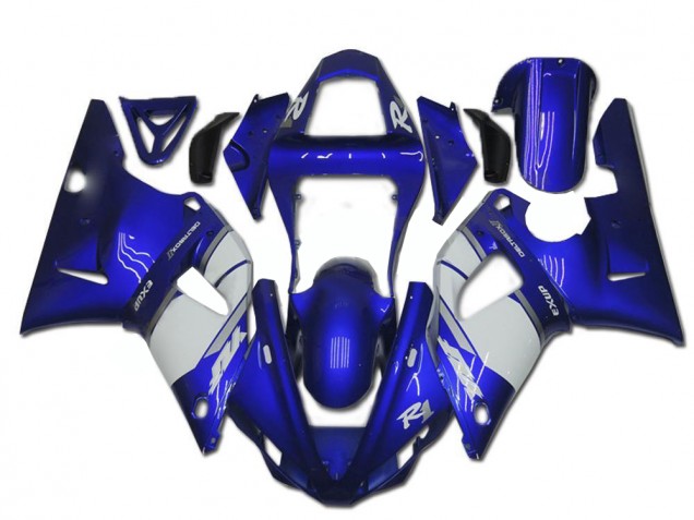 2000-2001 Blue White Yamaha YZF R1 Motorcycle Fairings Canada