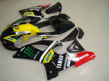 ABS 2000-2001 Yellow Monster Yamaha YZF R1 Motorcycle Fairings Kits Canada