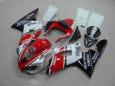 2000-2001 Red White Yamalube Yamaha YZF R1 Motorcycle Fairing Canada