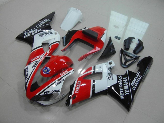 ABS 2000-2001 Red White Yamalube Yamaha YZF R1 Motorcycle Fairing Canada ABS 2000-2001 Red White Yamalube Yamaha YZF R1 Motorcycle Fairing Canada