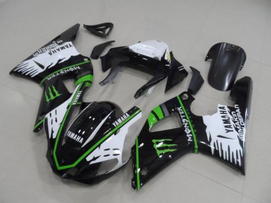 2000-2001 Black White Green Monster Yamaha YZF R1 Motorbike Fairing Canada