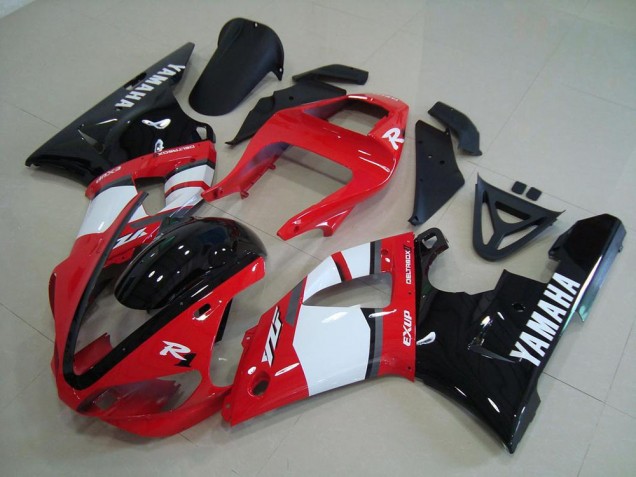 ABS 2000-2001 Red Black White Yamaha YZF R1 Moto Fairings Canada ABS 2000-2001 Red Black White Yamaha YZF R1 Moto Fairings Canada