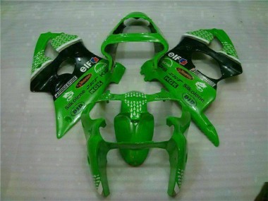ABS 2000-2002 Green Black Kawasaki ZX6R Motor Bike Fairings Canada