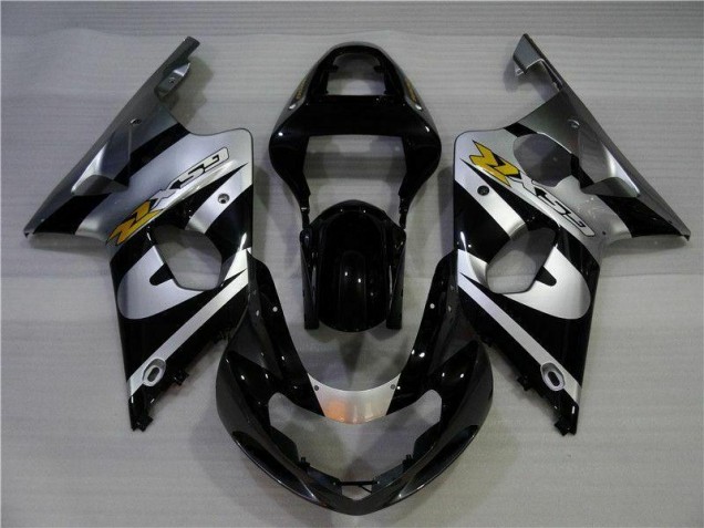 ABS 2000-2002 Silver Black Suzuki GSXR 1000 Motor Fairings Canada ABS 2000-2002 Silver Black Suzuki GSXR 1000 Motor Fairings Canada